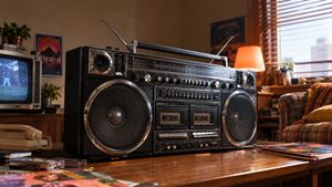 Boom box: el radiograbador de los 80 volvió a lo grande